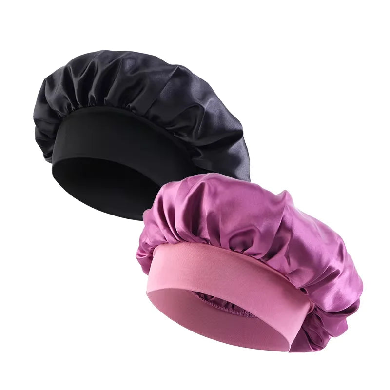 Satin Sleeping Bonnet Night Hat.