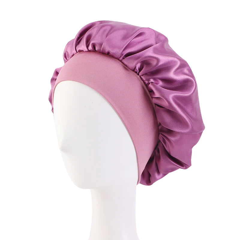 Satin Sleeping Bonnet Night Hat.